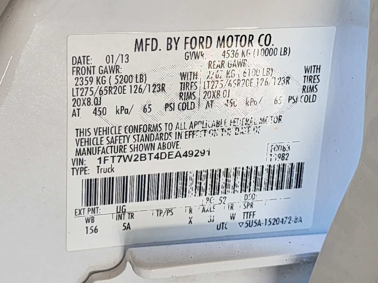 Ford Super Duty F-250 SRW  2013