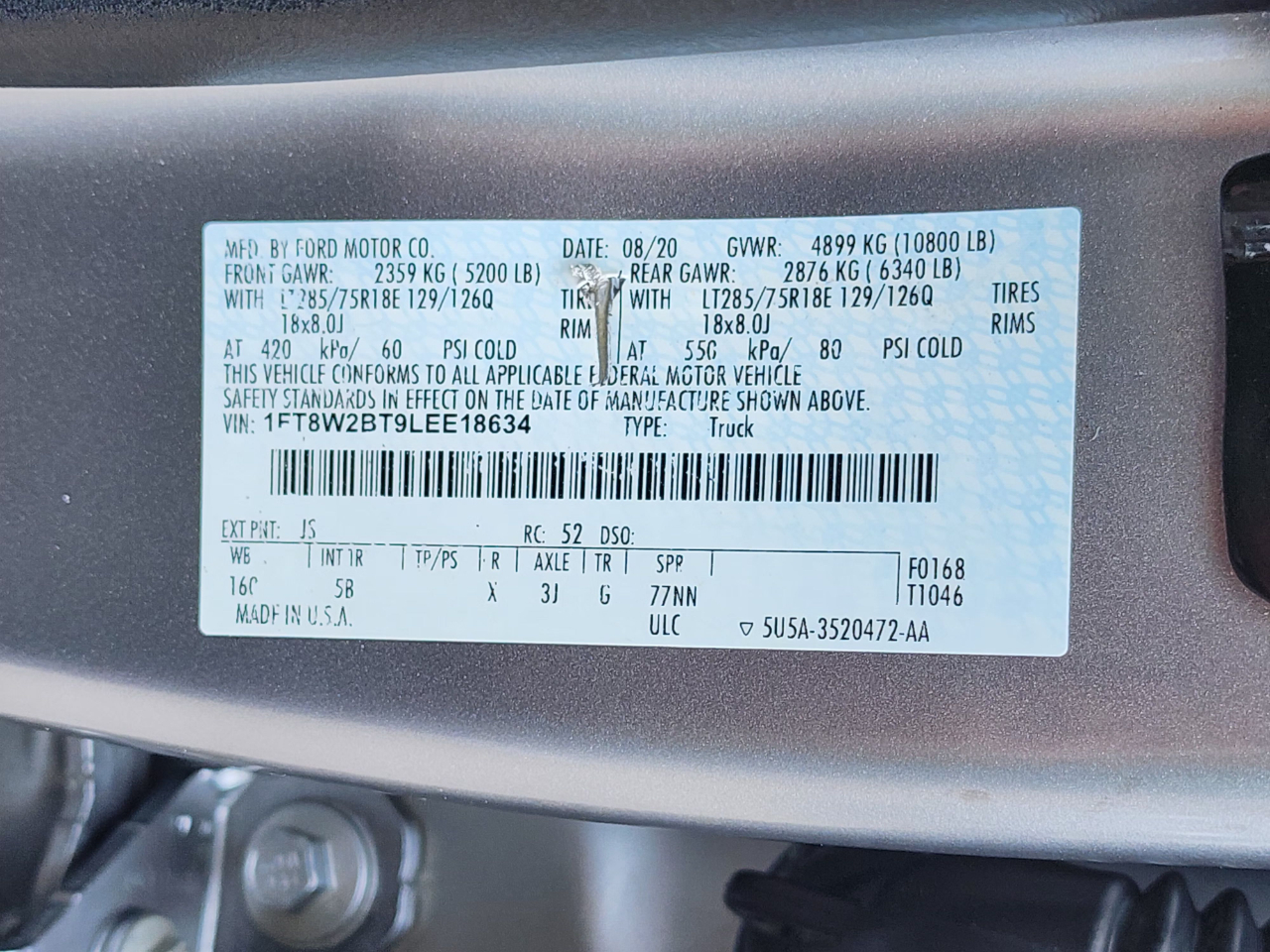 Ford Super Duty F-250 SRW  2020