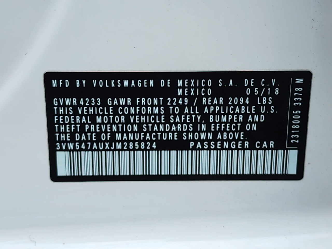 Volkswagen Golf GTI  2018