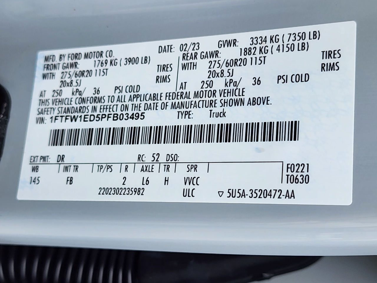 Ford F-150 XLT SuperCrew 4WD 2023