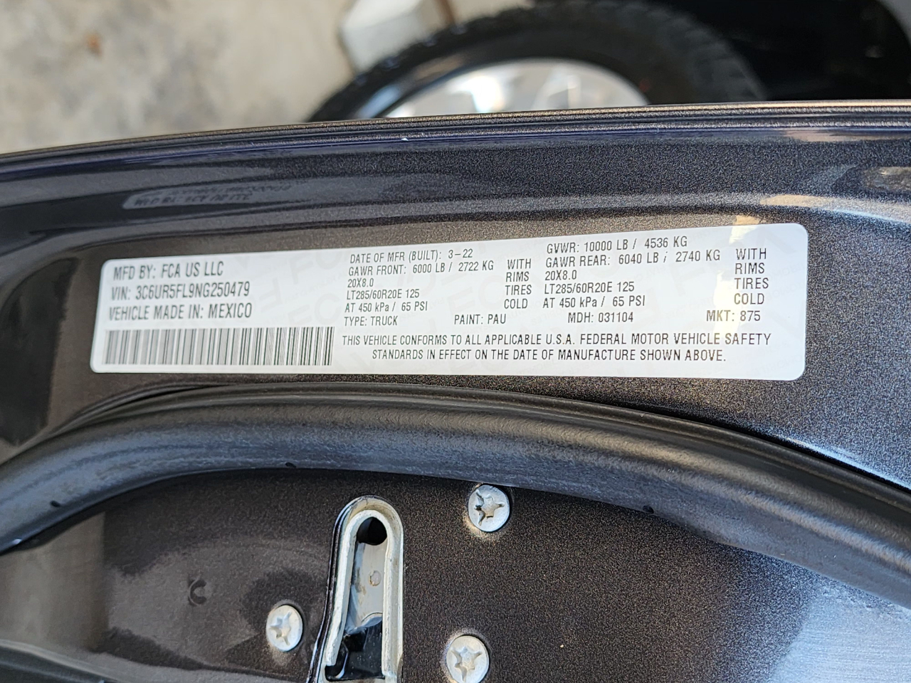 RAM 2500 Laramie Crew Cab 4WD 2022