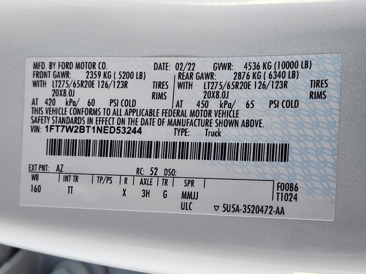 Ford Super Duty F-250 SRW  2022