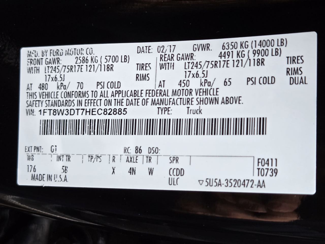 Ford Super Duty F-350 DRW  2017