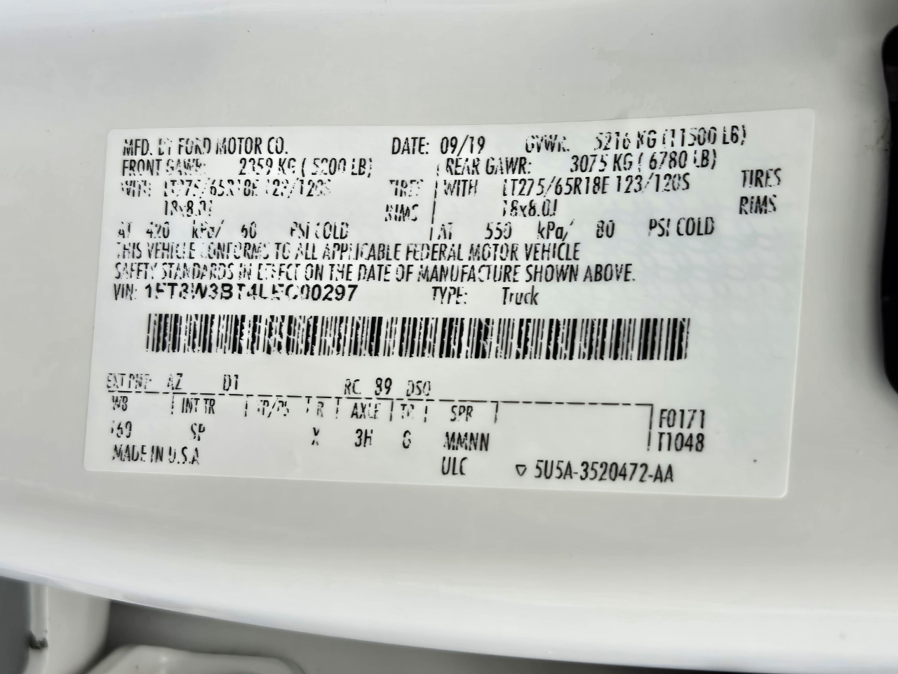 Ford Super Duty F-350 SRW  2020