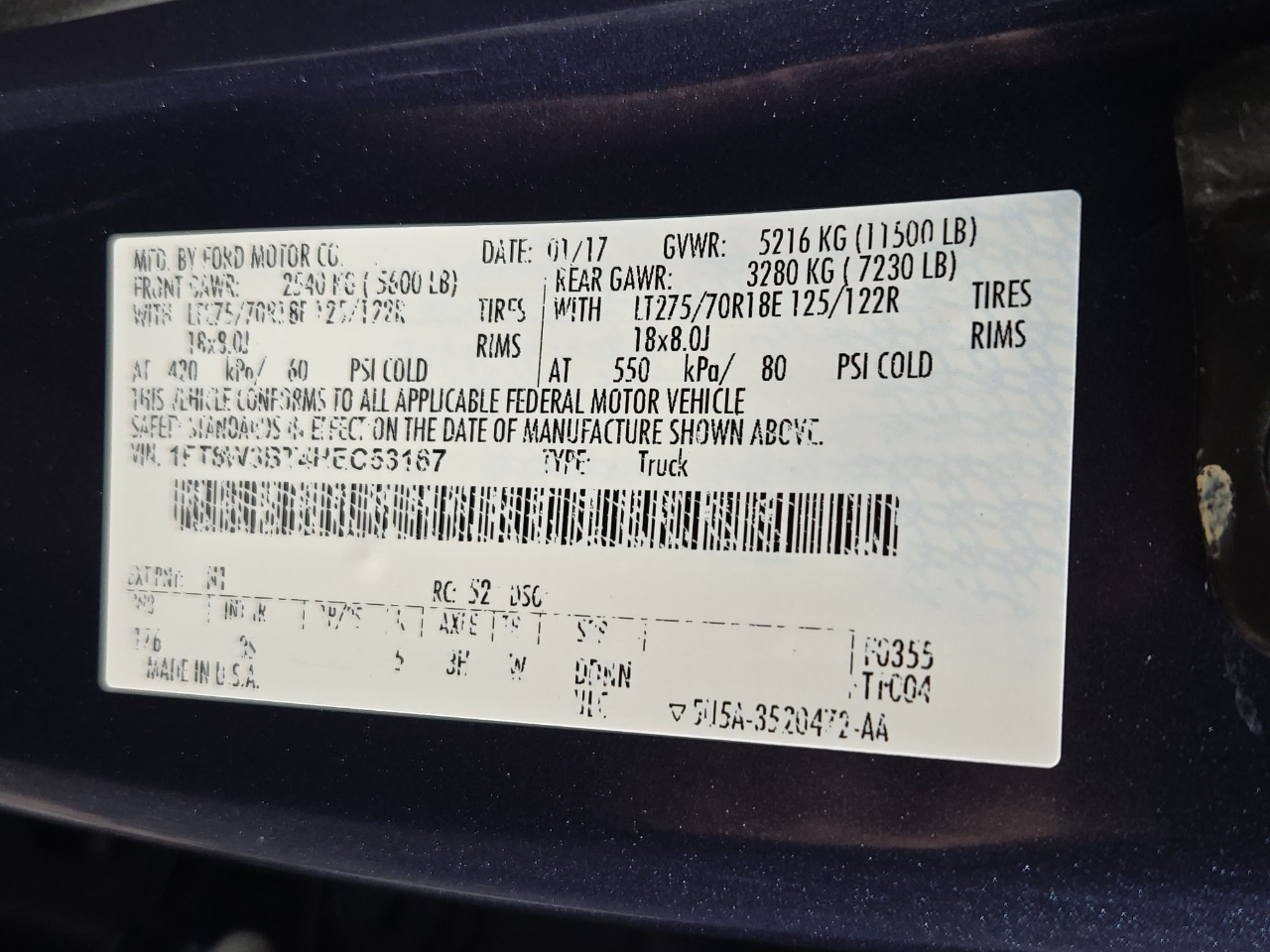 Ford Super Duty F-350 SRW  2017