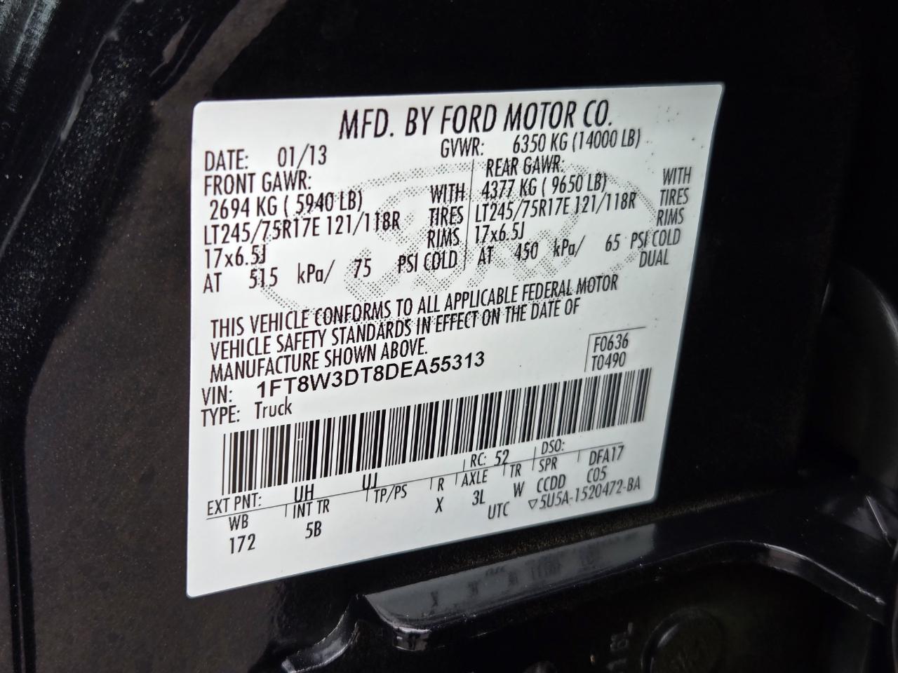 Ford Super Duty F-350 DRW  2013