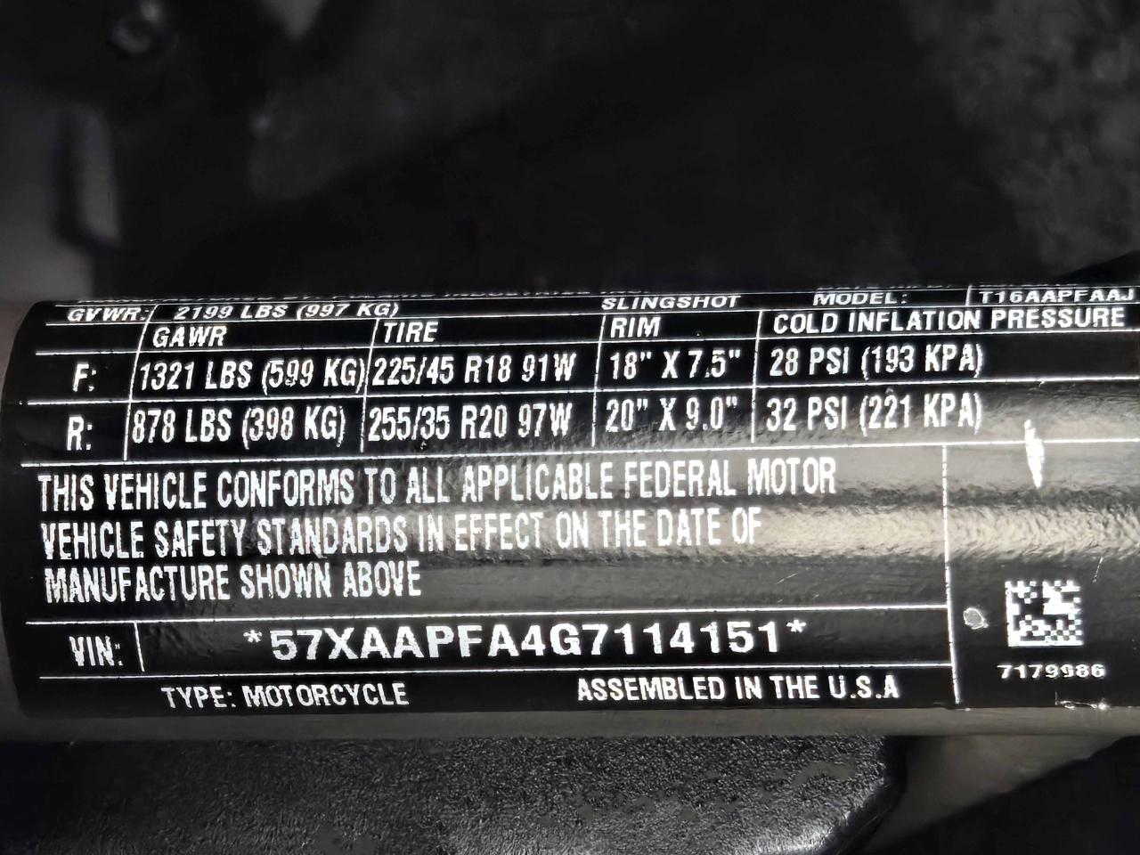 Polaris Slingshot SL 2016