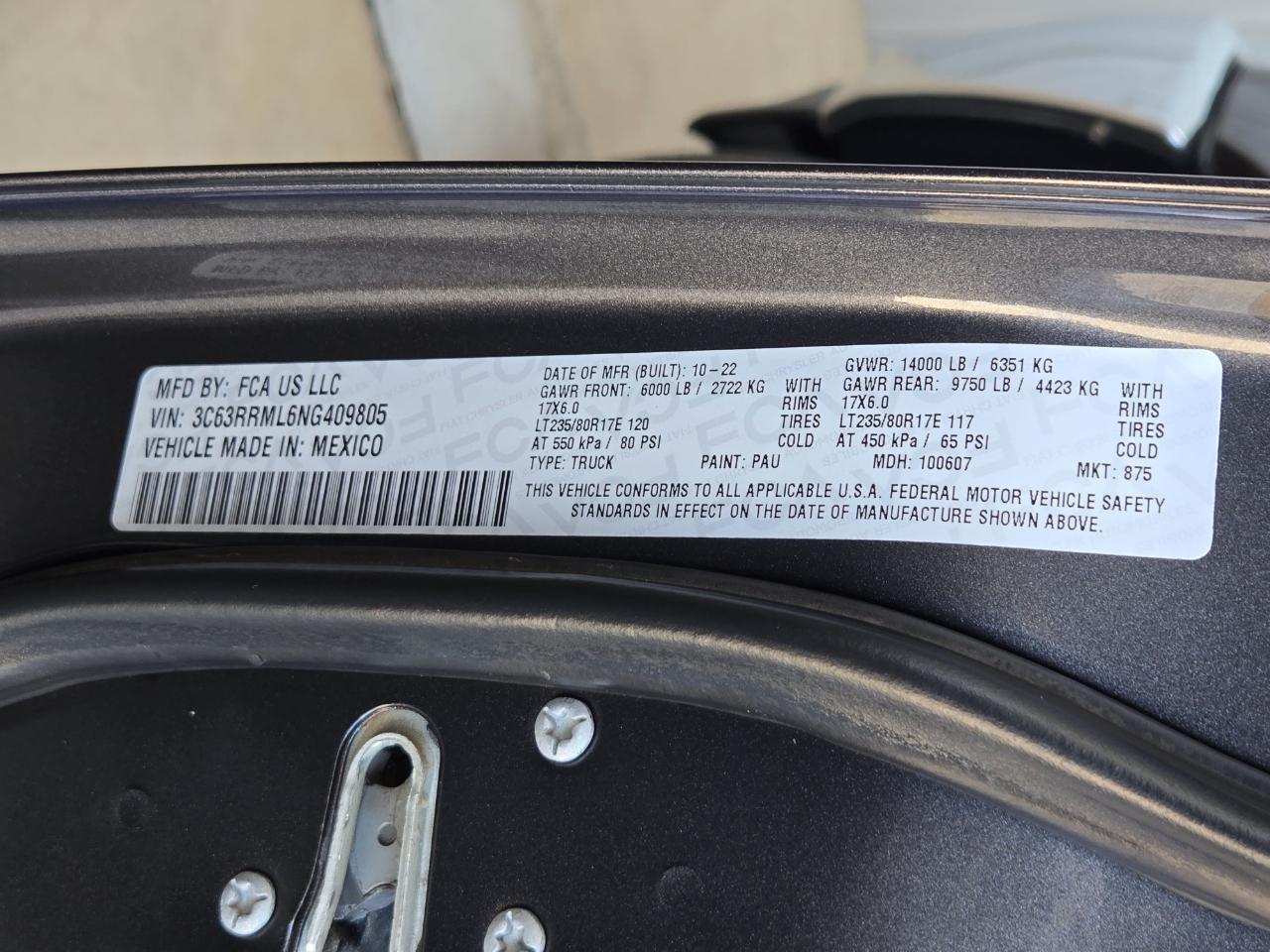 RAM 3500 Laramie Mega Cab 4WD 2022