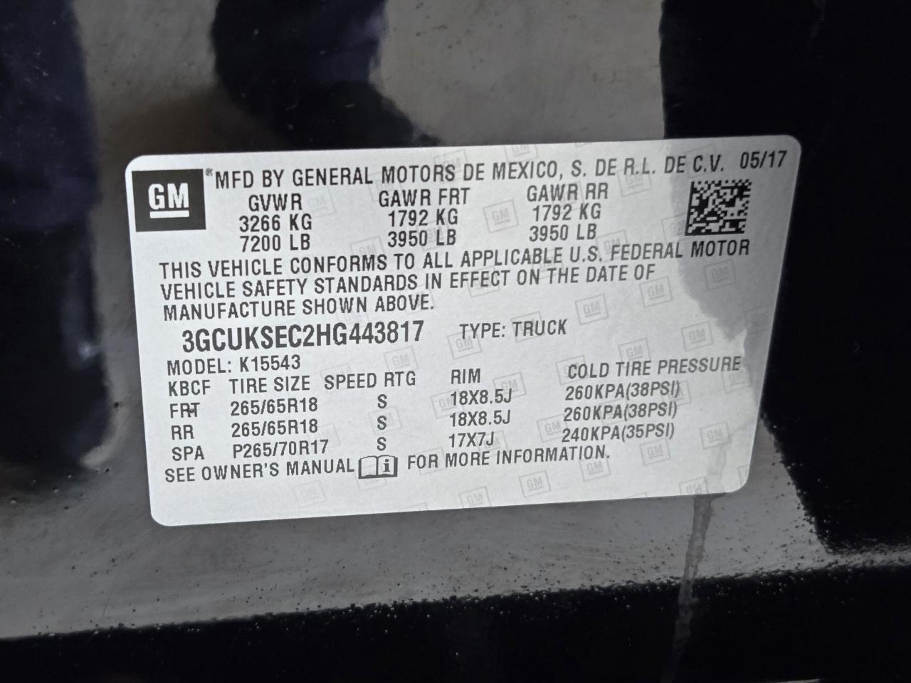 Chevrolet Silverado 1500 LTZ Crew Cab 4WD 2017