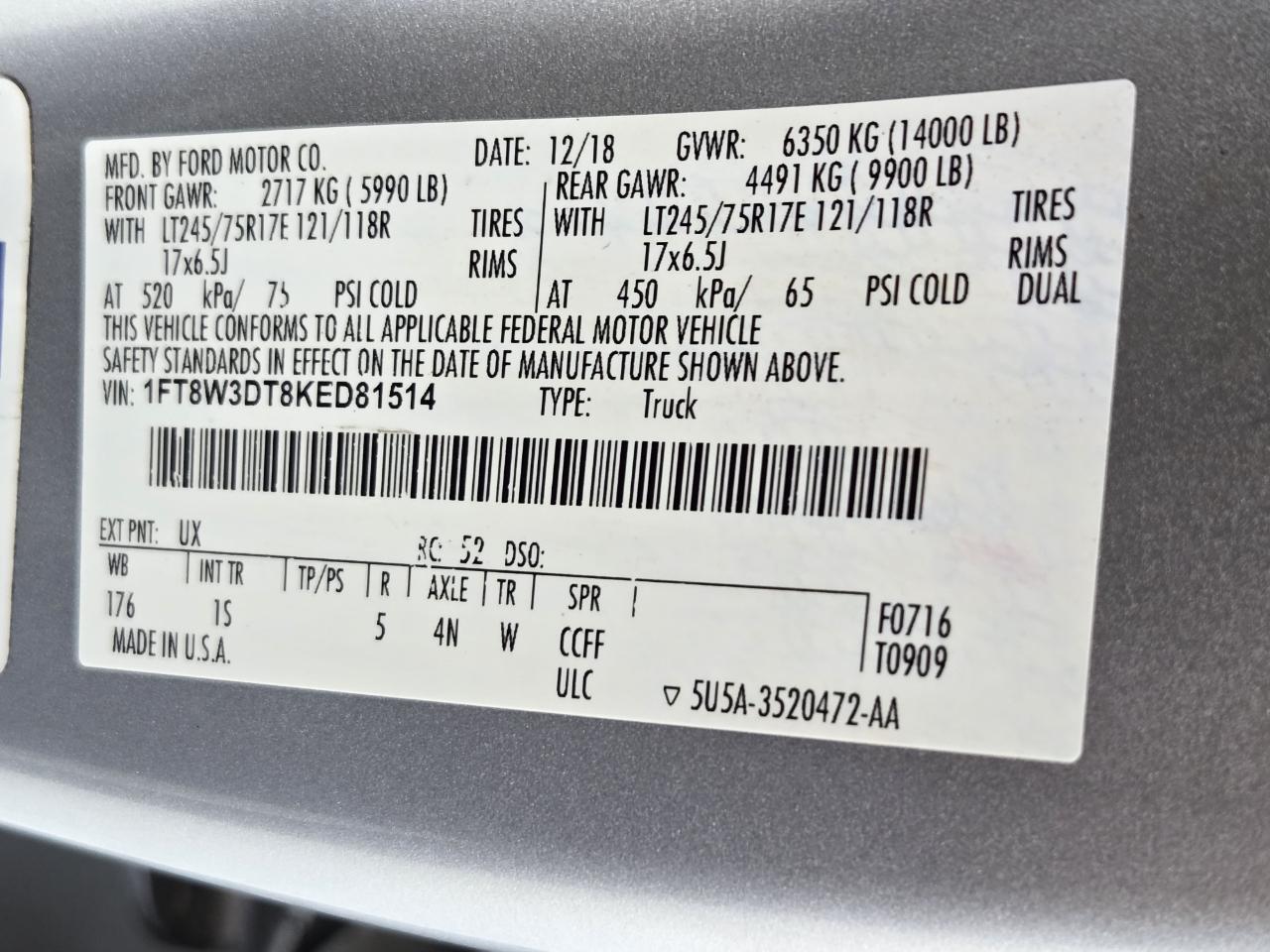 Ford Super Duty F-350 DRW  2019