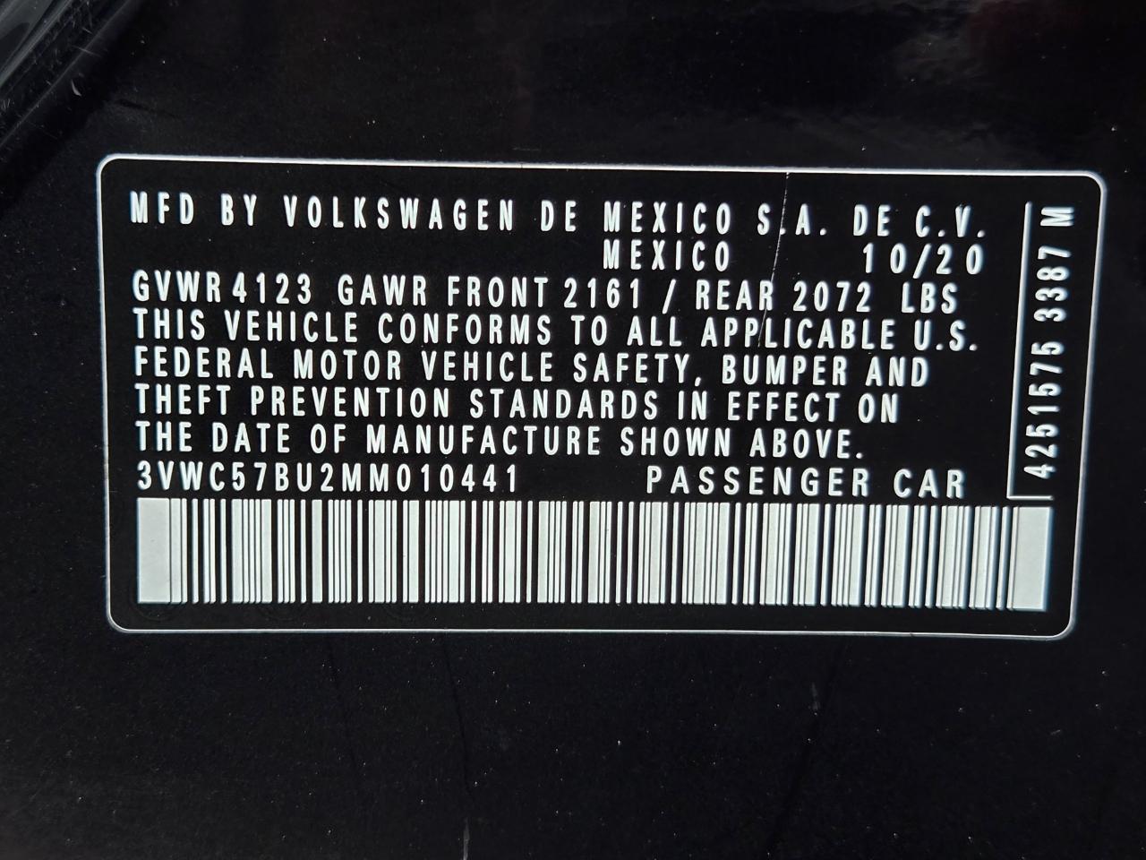 Volkswagen Jetta  2021