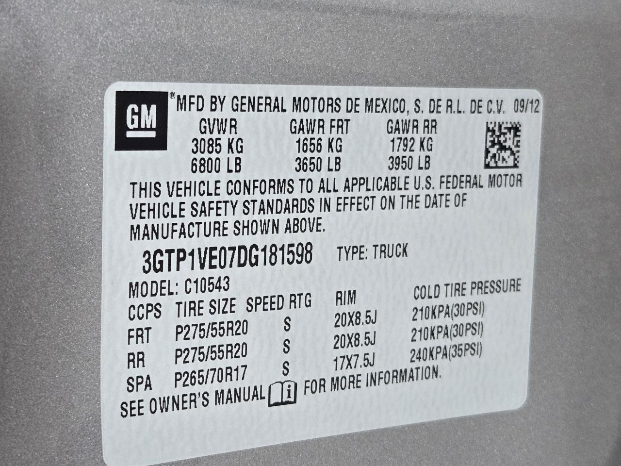 GMC Sierra 1500 SLE Crew Cab 2WD 2013