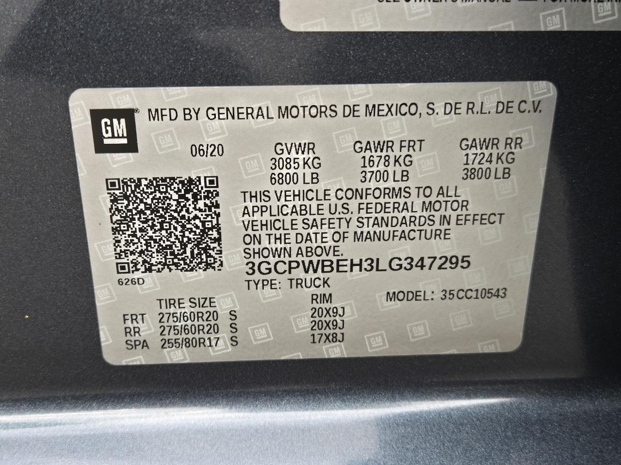 Chevrolet Silverado 1500 Custom Crew Cab 2WD 2020