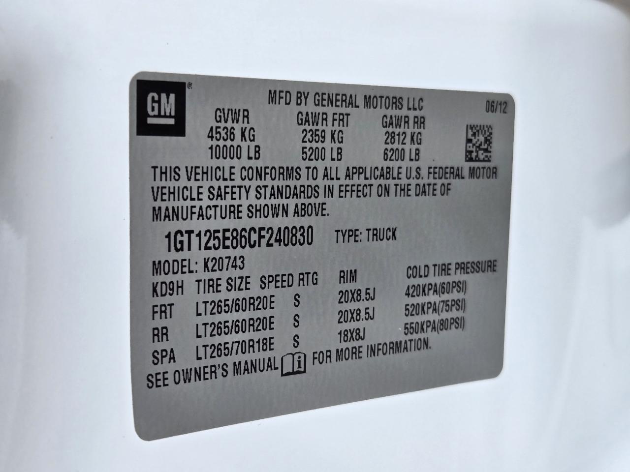 GMC Sierra 2500HD Denali Crew Cab 4WD 2012