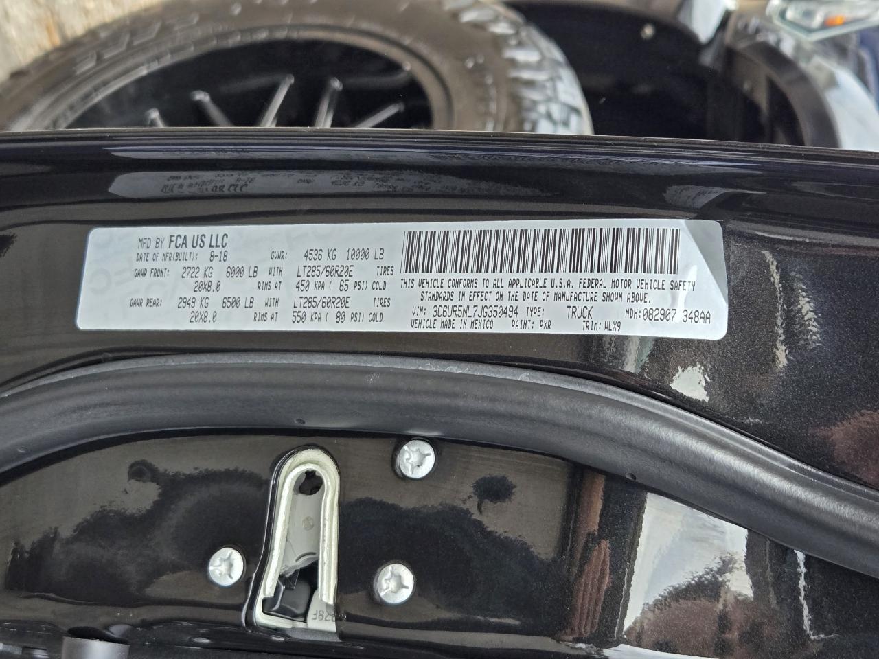 RAM 2500 Laramie Mega Cab 4WD 2018