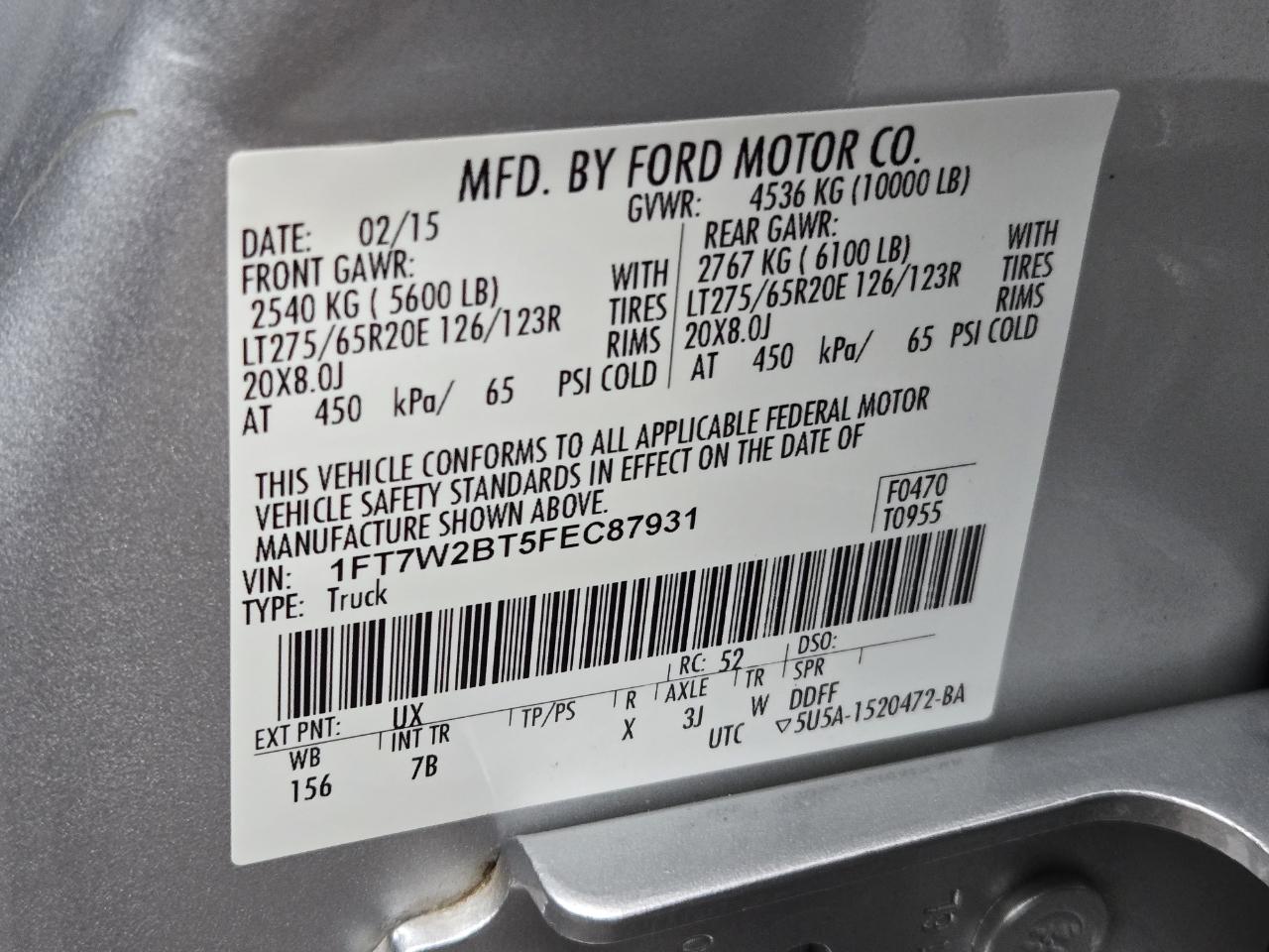 Ford Super Duty F-250 SRW  2015