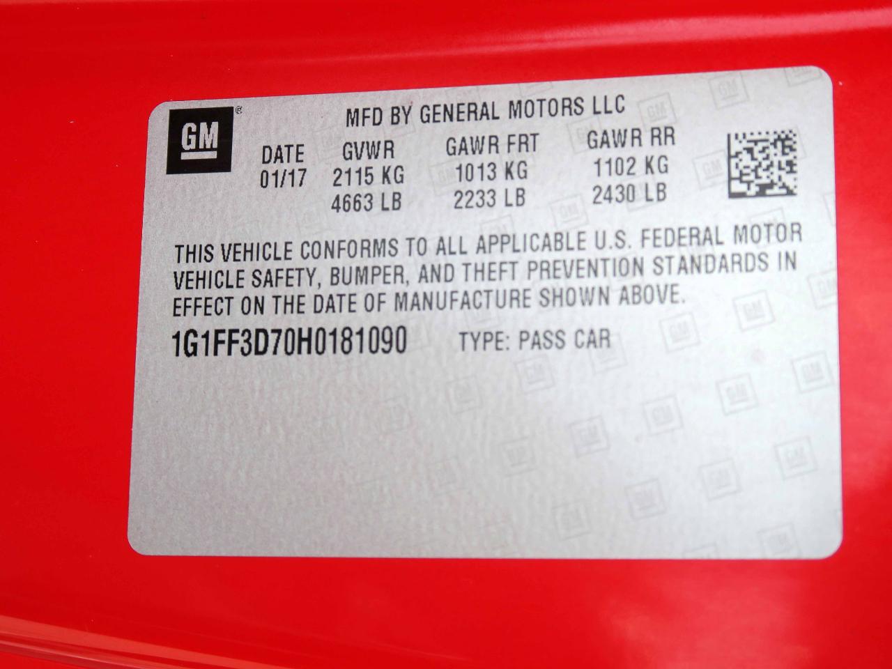 Chevrolet Camaro  2017