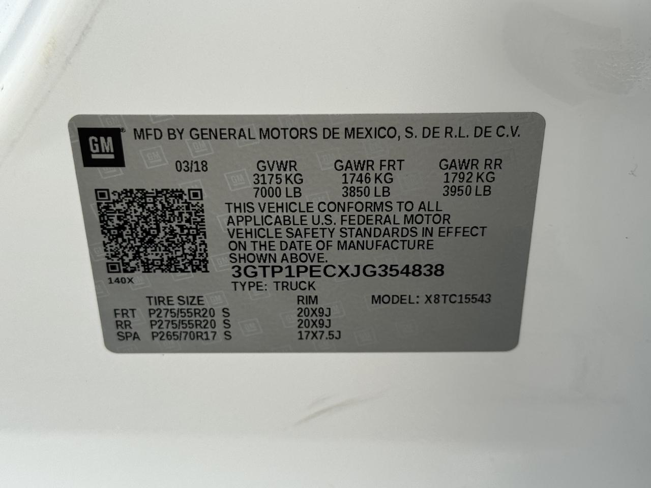 GMC Sierra 1500 Denali Crew Cab 2WD 2018
