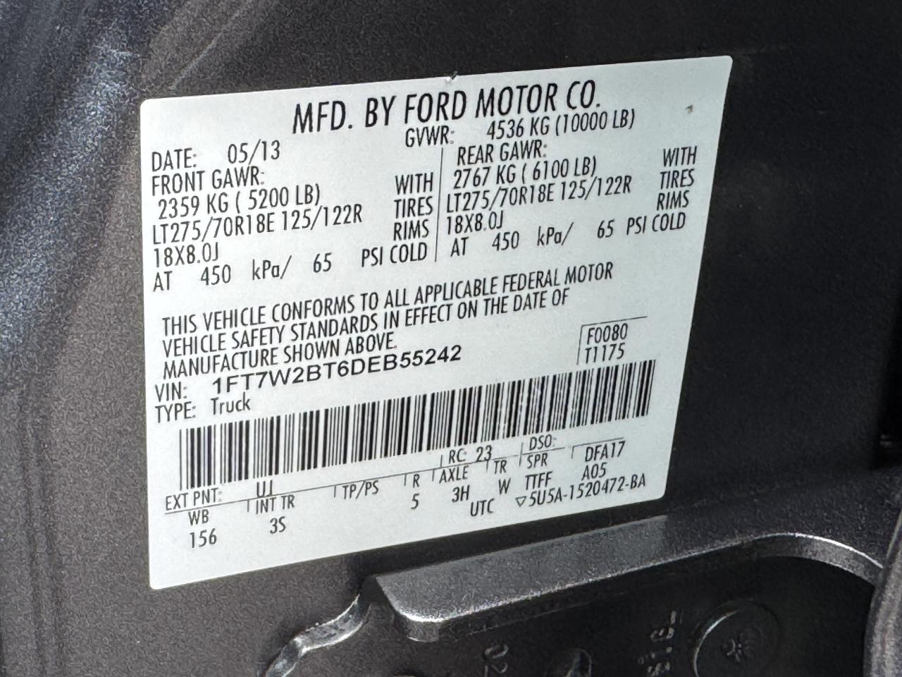Ford Super Duty F-250 SRW  2013
