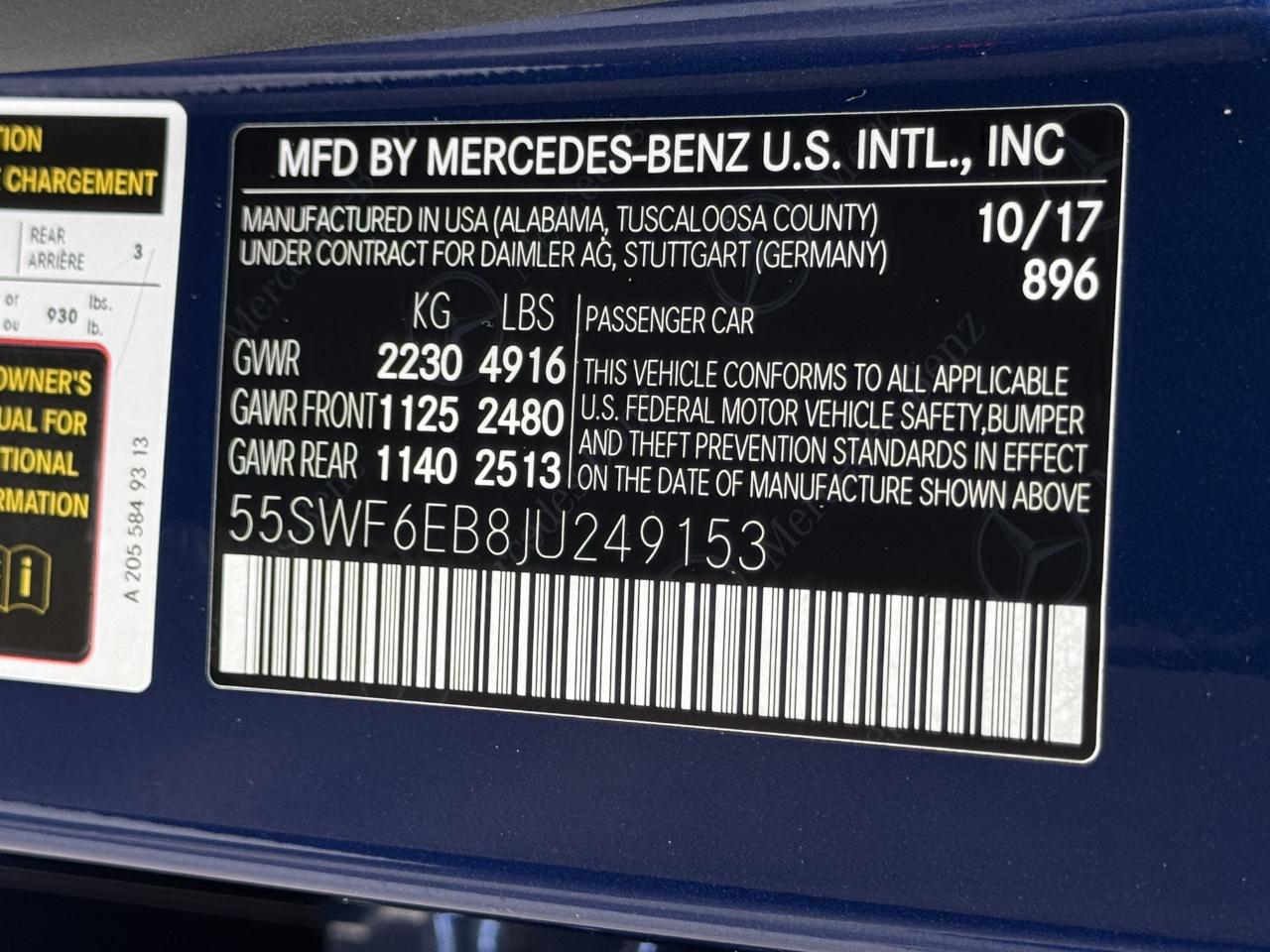 Mercedes-Benz C-Class  2018