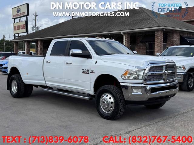 White 2018 RAM 3500 Lone Star Crew Cab LB DRW 4WD Pickup Truck Four-Wheel Drive 6-Speed Automatic