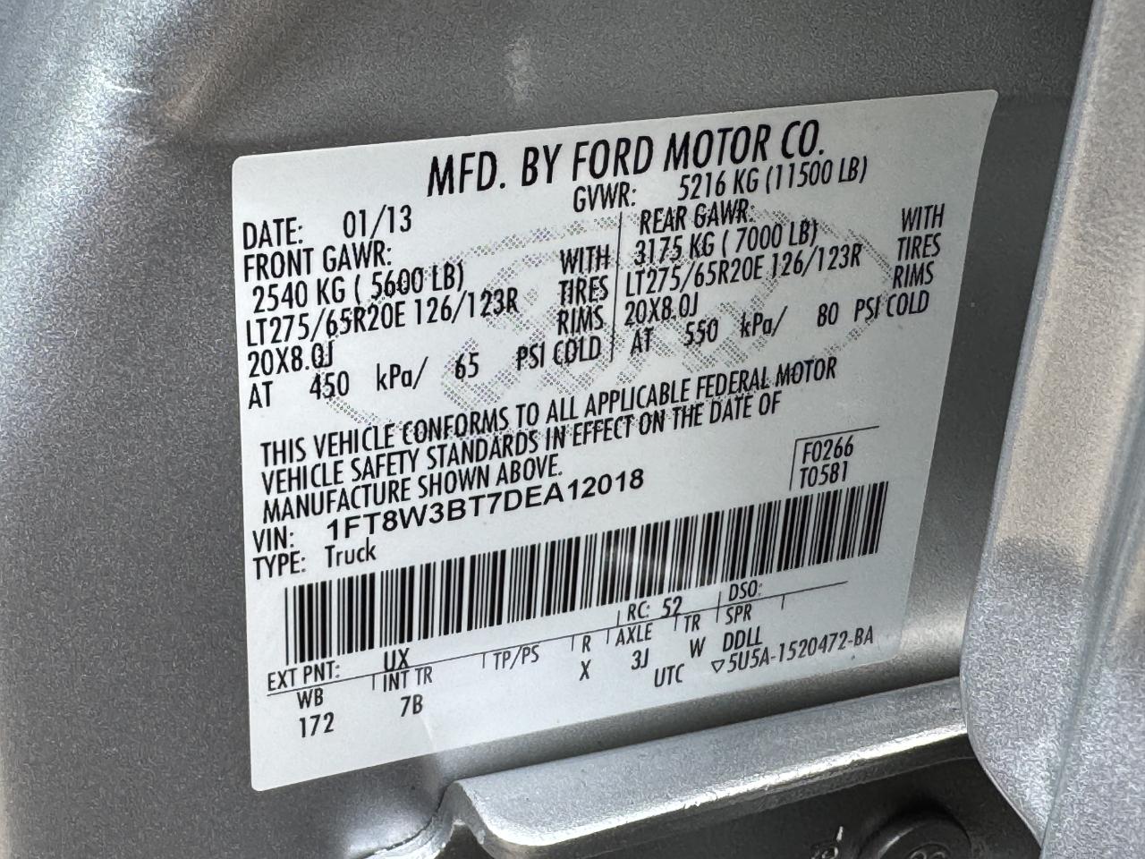 Ford Super Duty F-350 SRW  2013