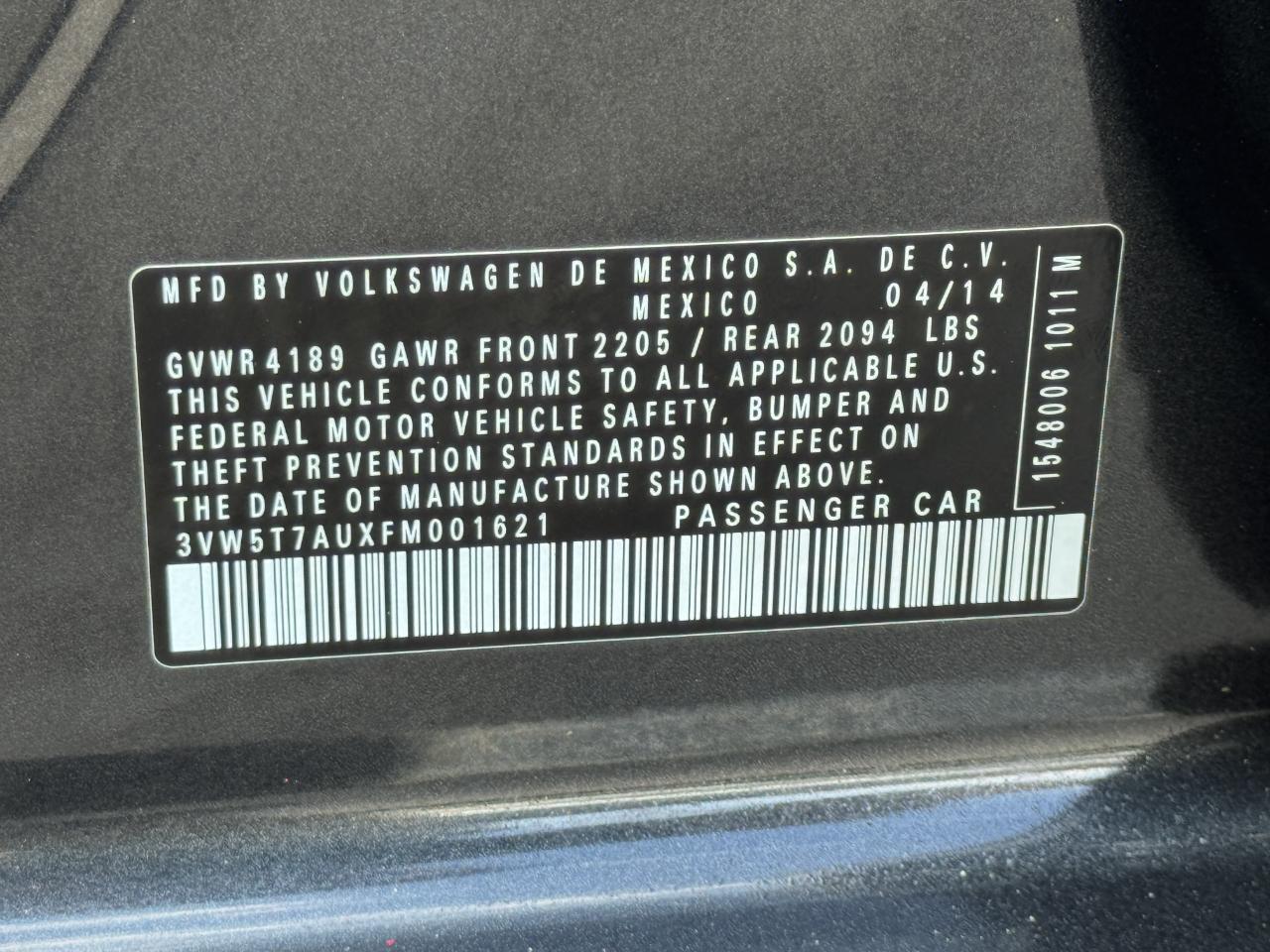 Volkswagen Golf GTI  2015