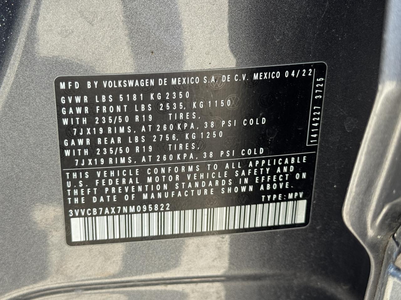 Volkswagen Tiguan  2022