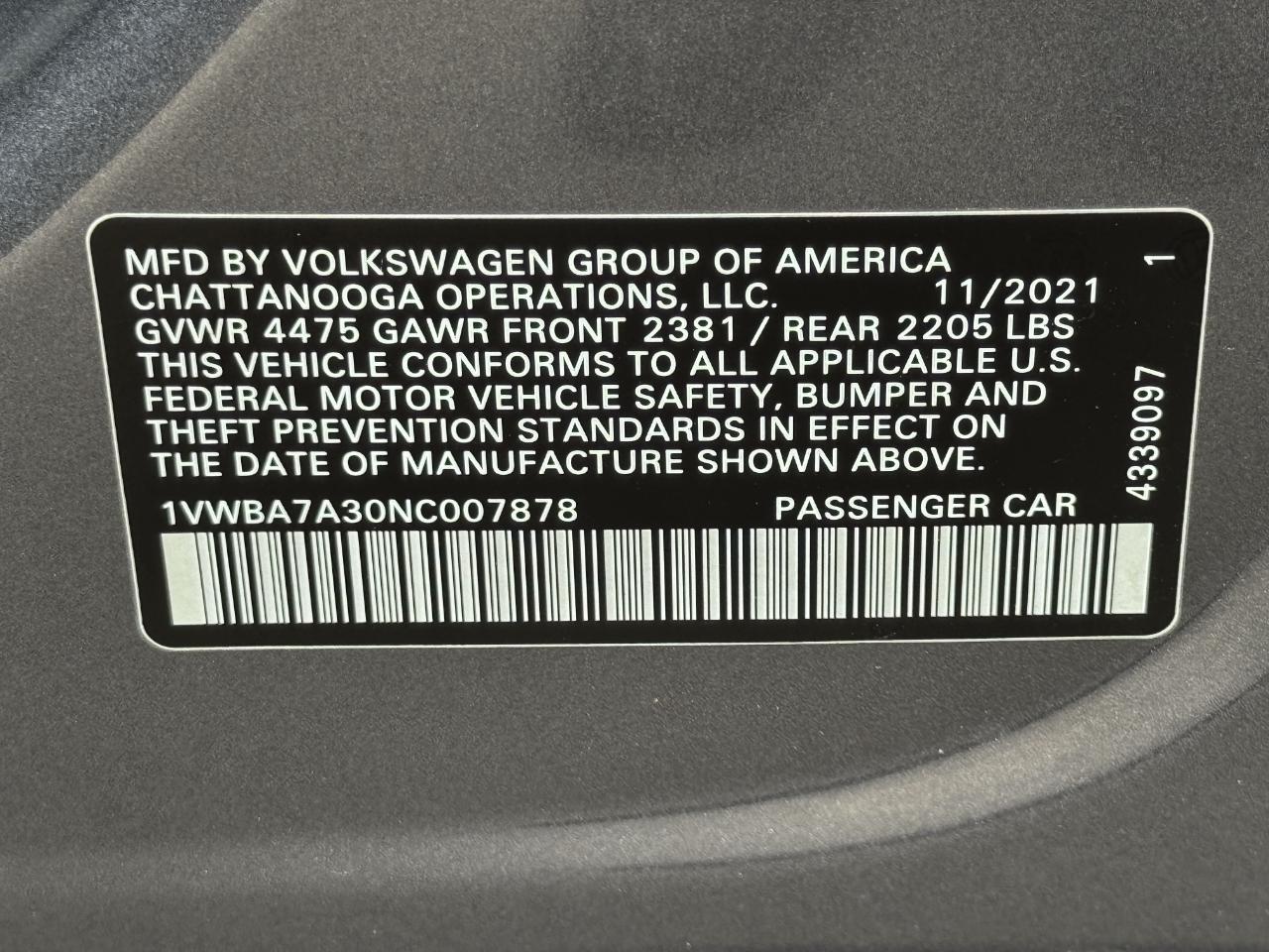 Volkswagen Passat  2022