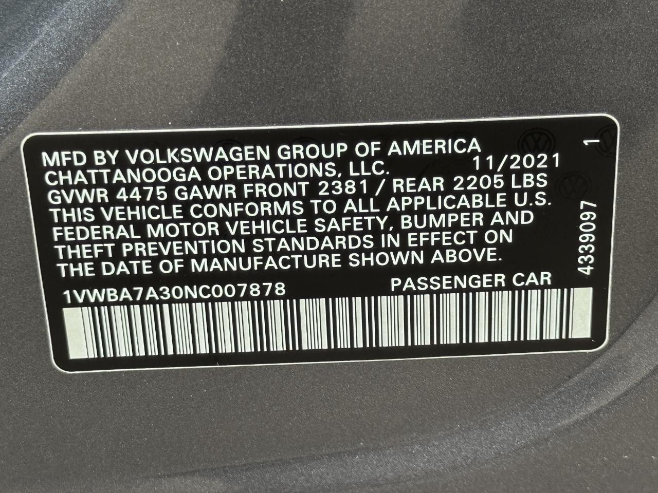 Volkswagen Passat  2022