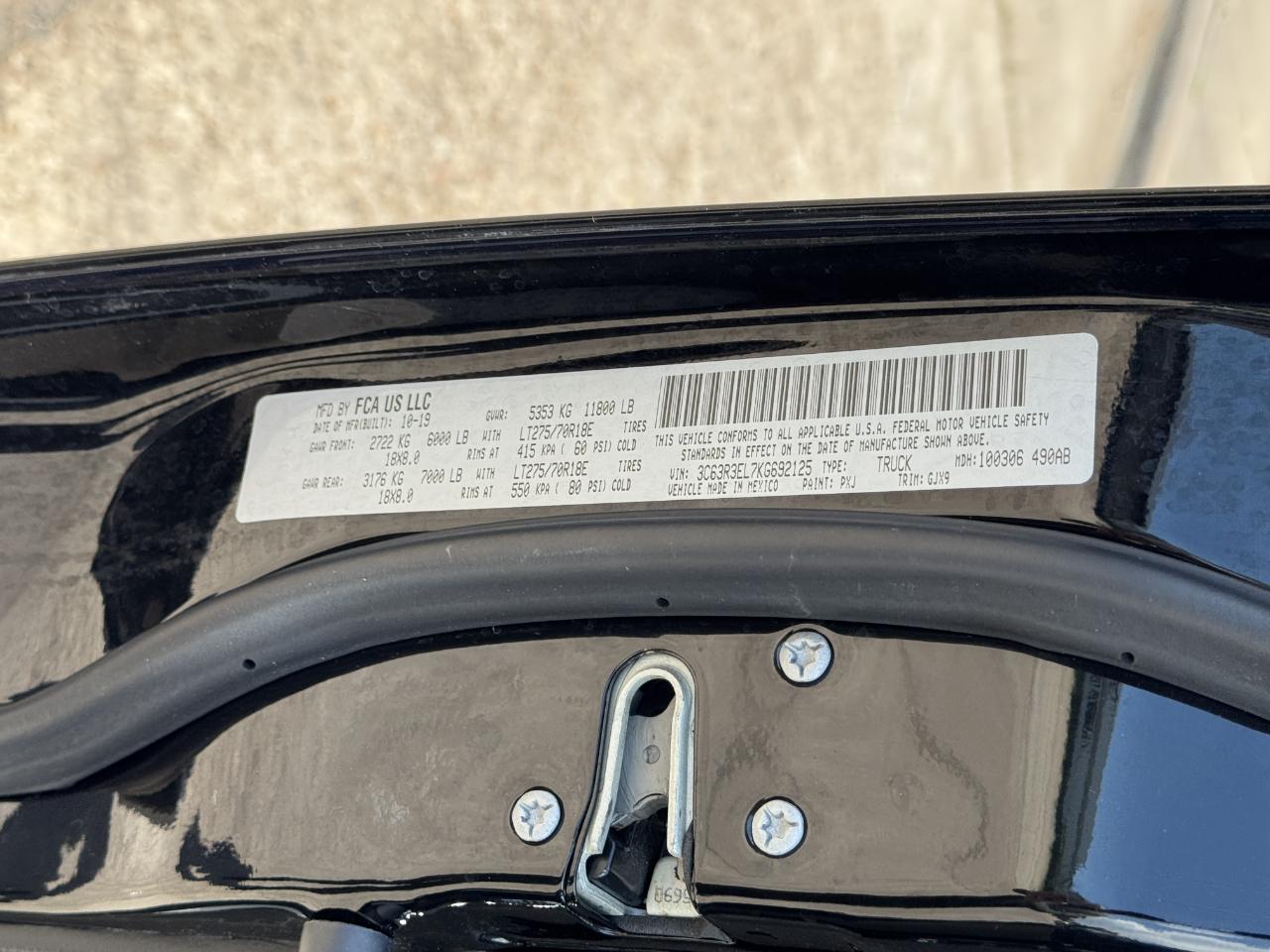 RAM 3500 Laramie Crew Cab 4WD 2019