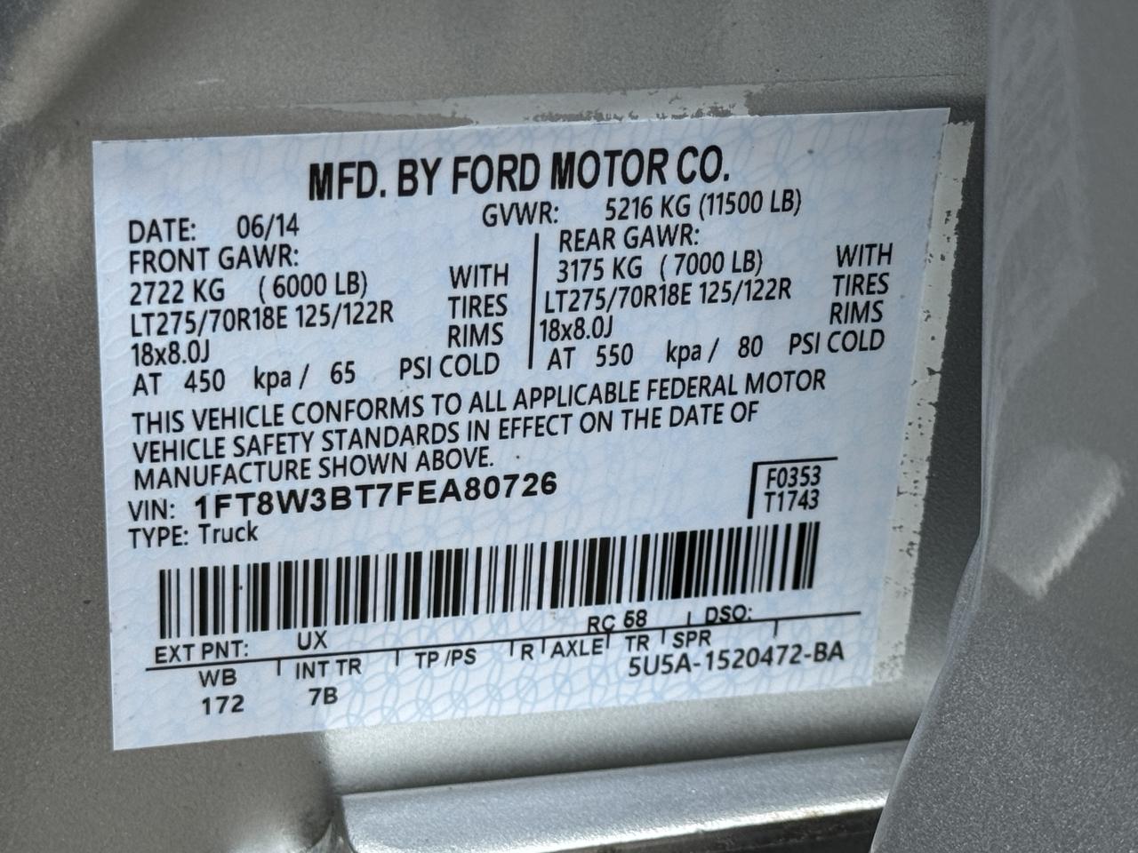 Ford Super Duty F-350 SRW  2015