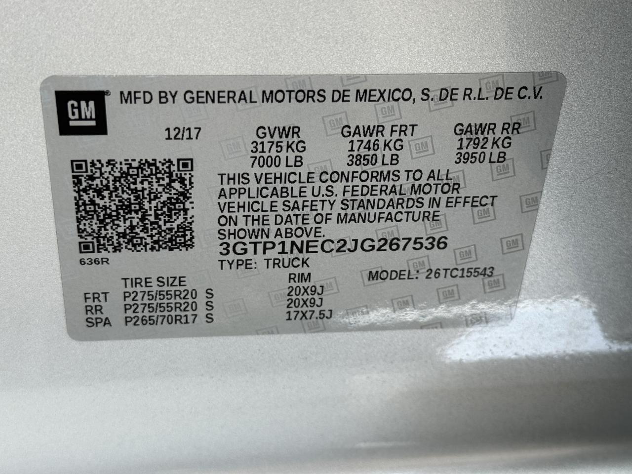 GMC Sierra 1500 SLT Crew Cab 2WD 2018