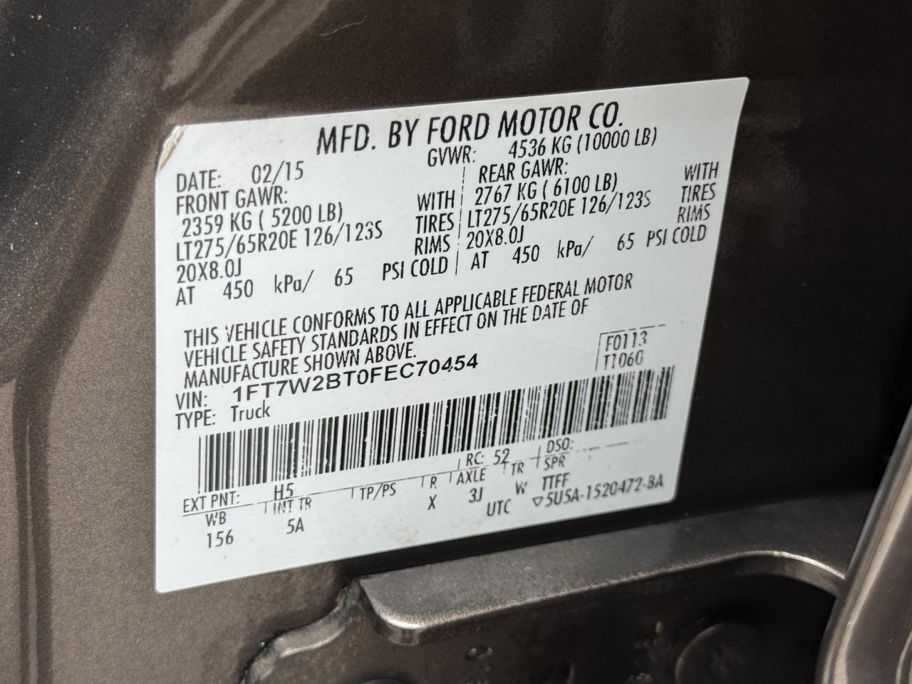 Ford Super Duty F-250 SRW  2015