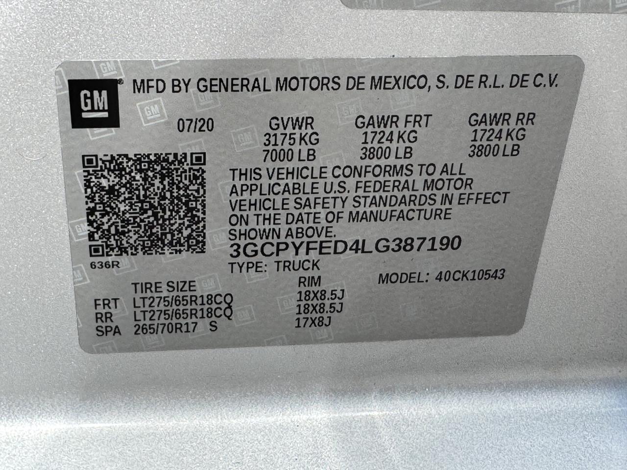 Chevrolet Silverado 1500 LT Trail Boss Crew Cab 4WD 2020