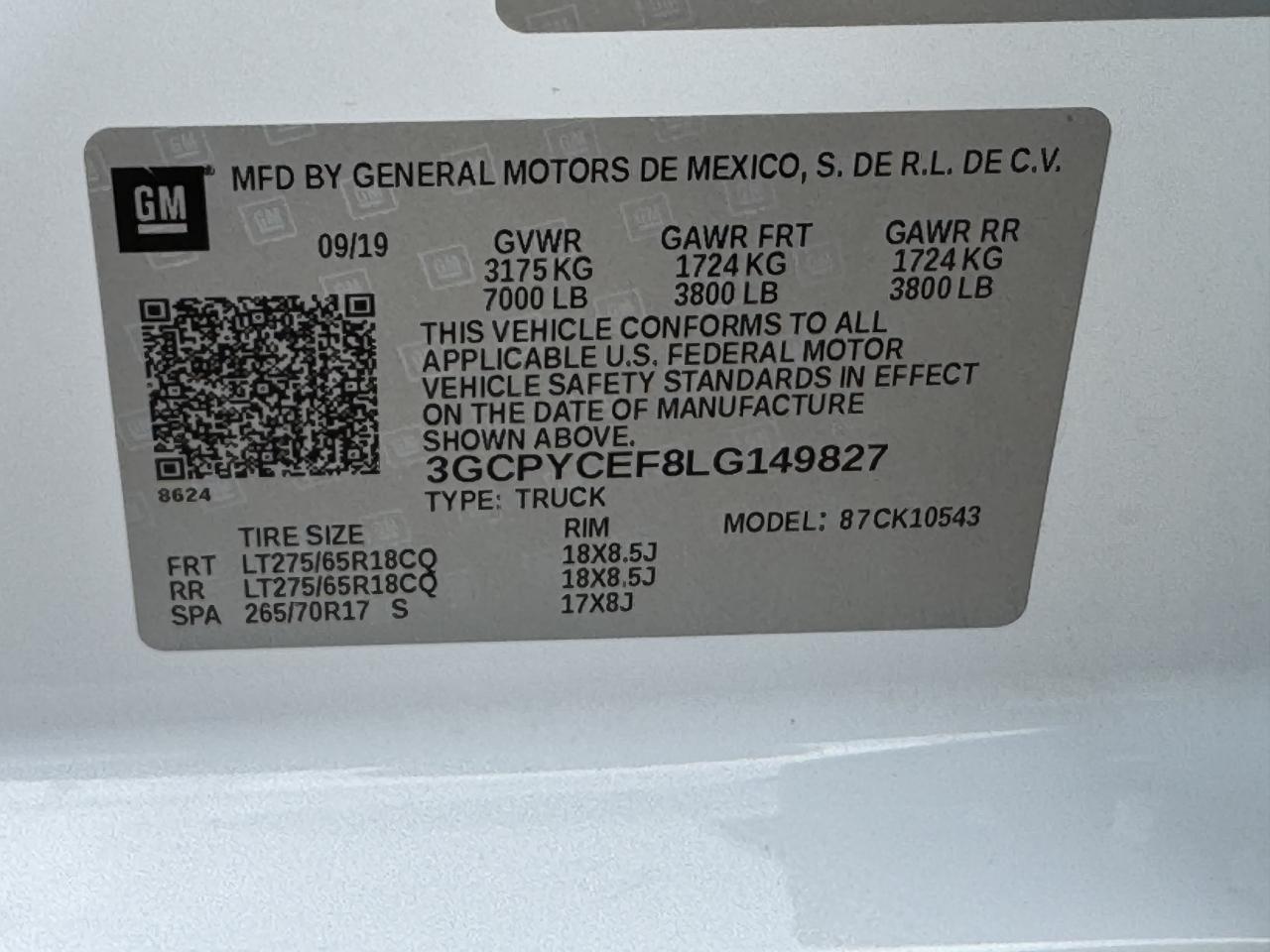 Chevrolet Silverado 1500  2020