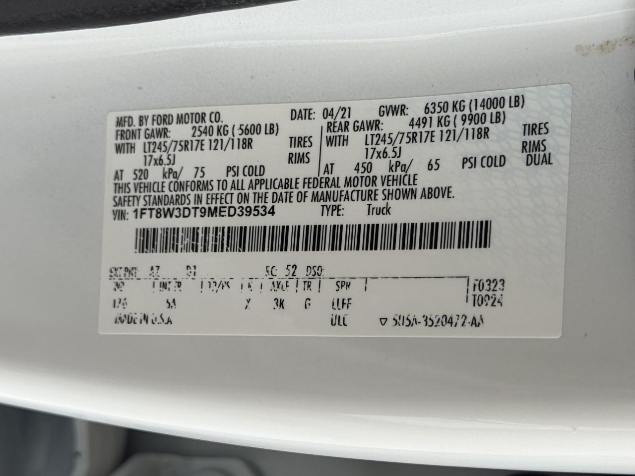 Ford Super Duty F-350 DRW  2021