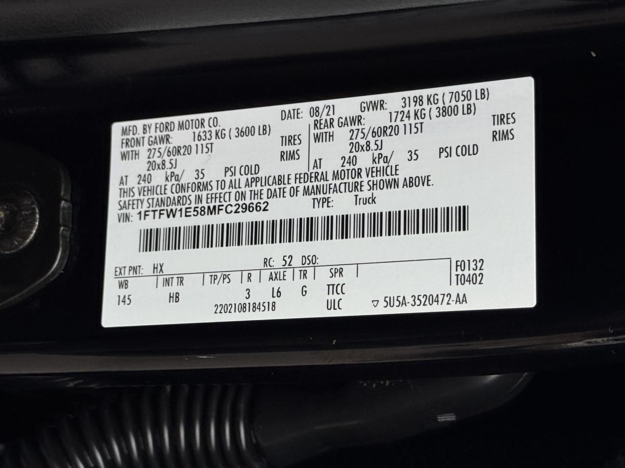 Ford F-150 Lariat SuperCrew 4WD 2021