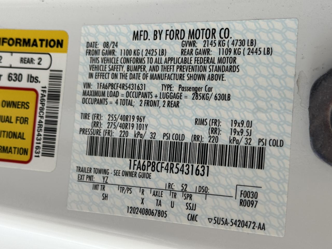 Ford Mustang  2024