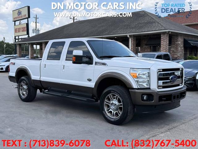 White 2015 Ford F-250 Super Duty Pickup Truck Four-Wheel Drive 6-Speed Automatic