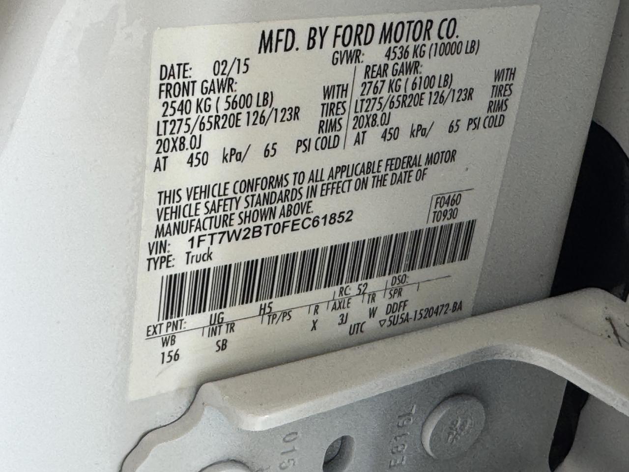 Ford Super Duty F-250 SRW  2015