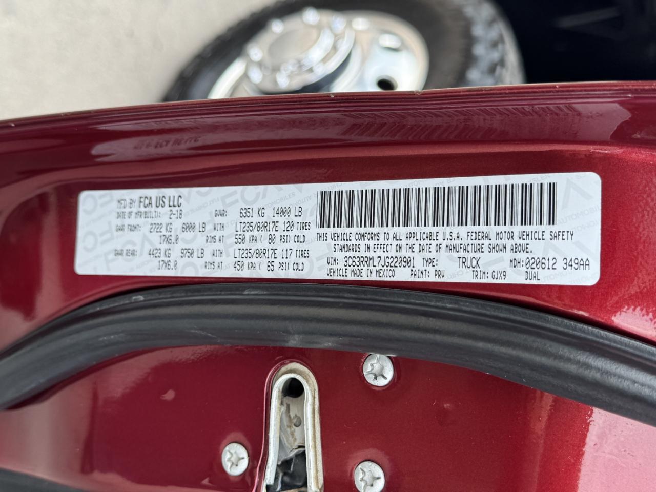 RAM 3500 Laramie Mega Cab 4WD 2018