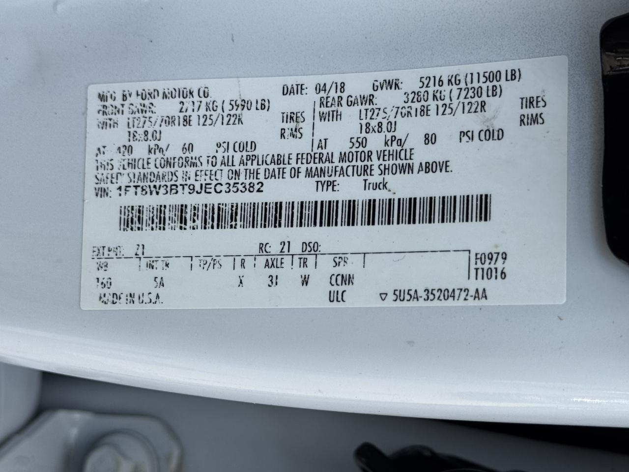 Ford Super Duty F-350 SRW  2018