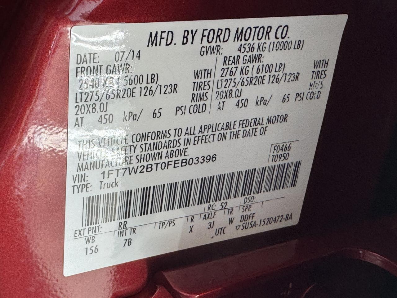 Ford Super Duty F-250 SRW  2015