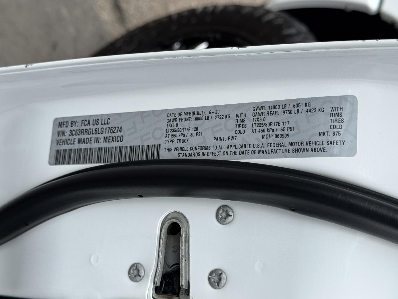 RAM 3500  2020