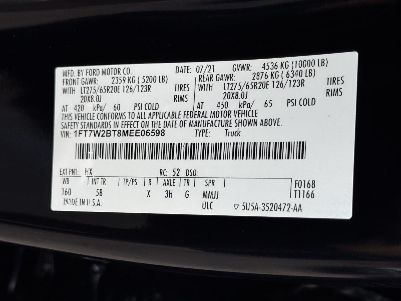 Ford Super Duty F-250 SRW  2021