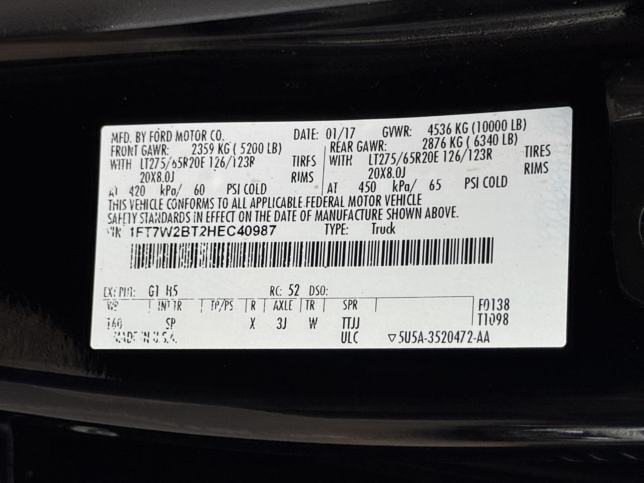 Ford Super Duty F-250 SRW  2017