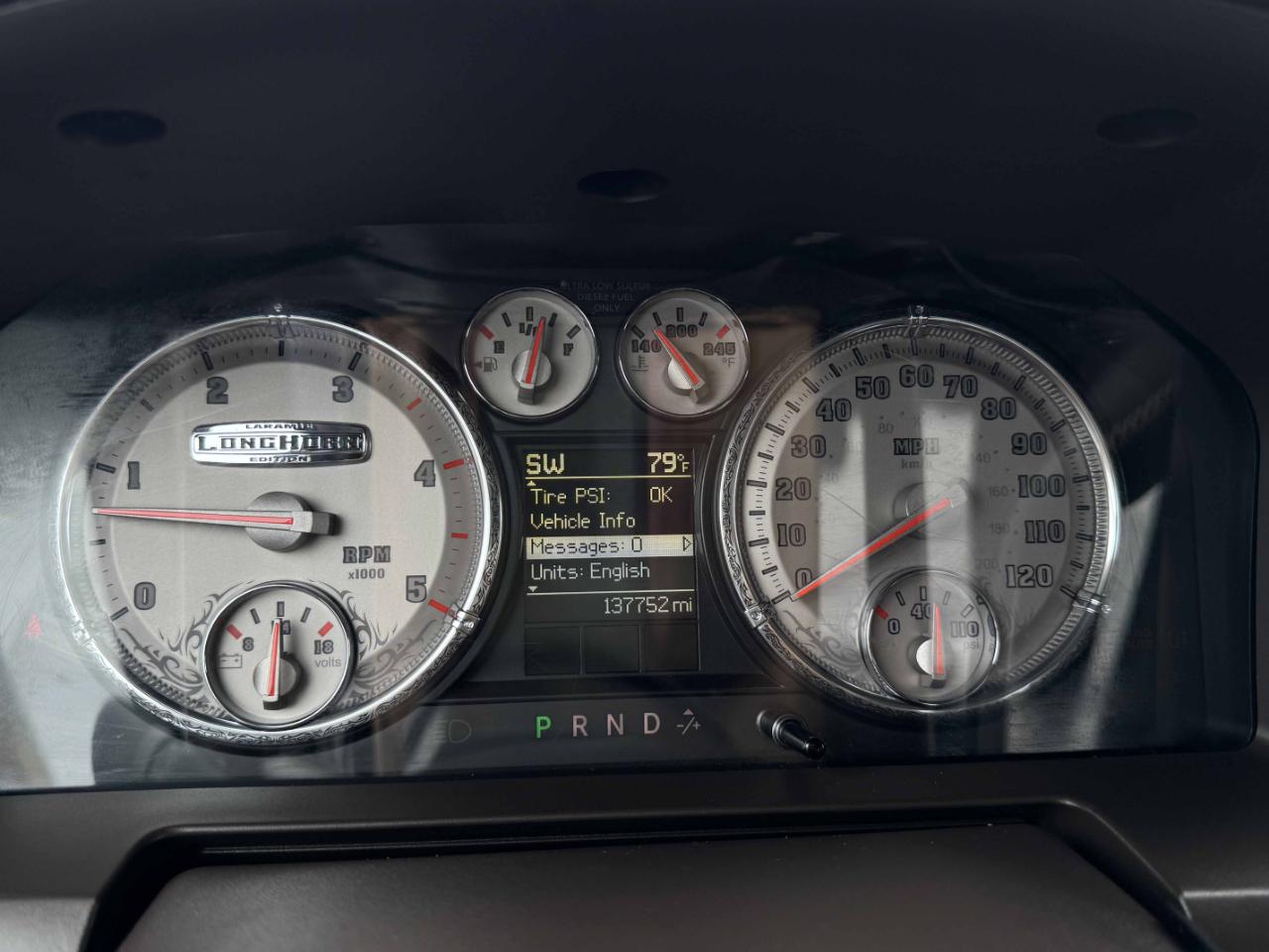 RAM 2500 Laramie Longhorn Crew Cab 4WD 2012