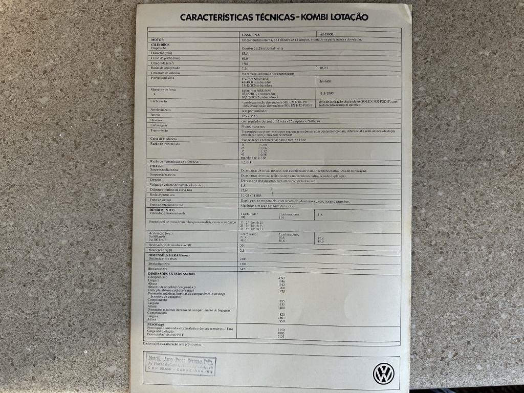 Volkswagen Microbus  1987