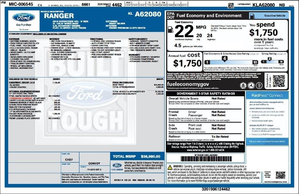 Ford Ranger  2019